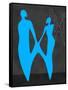 Blue Couple-Felix Podgurski-Framed Stretched Canvas