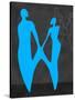 Blue Couple-Felix Podgurski-Stretched Canvas