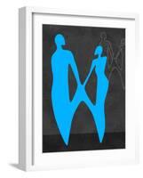 Blue Couple-Felix Podgurski-Framed Art Print