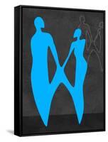 Blue Couple-Felix Podgurski-Framed Stretched Canvas
