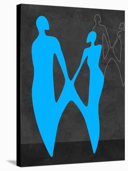 Blue Couple-Felix Podgurski-Stretched Canvas