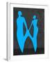 Blue Couple-Felix Podgurski-Framed Art Print