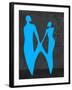 Blue Couple-Felix Podgurski-Framed Art Print