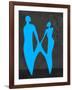 Blue Couple-Felix Podgurski-Framed Art Print