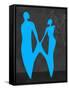 Blue Couple-Felix Podgurski-Framed Stretched Canvas