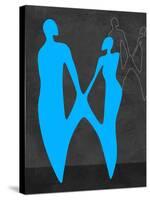 Blue Couple-Felix Podgurski-Stretched Canvas