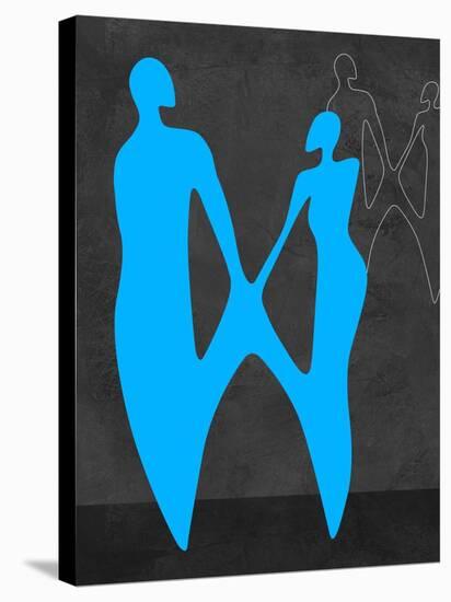 Blue Couple-Felix Podgurski-Stretched Canvas