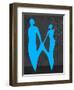 Blue Couple-Felix Podgurski-Framed Art Print