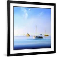 Blue Couta 2-Craig Trewin Penny-Framed Art Print