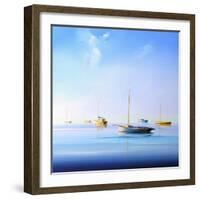 Blue Couta 2-Craig Trewin Penny-Framed Art Print