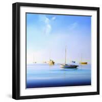 Blue Couta 2-Craig Trewin Penny-Framed Art Print