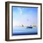 Blue Couta 2-Craig Trewin Penny-Framed Art Print