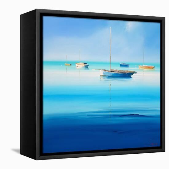 Blue Couta-Craig Trewin Penny-Framed Stretched Canvas