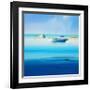 Blue Couta-Craig Trewin Penny-Framed Art Print