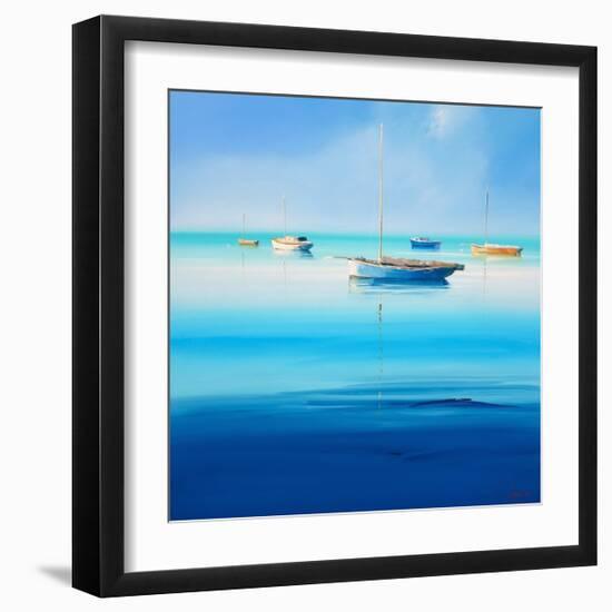 Blue Couta-Craig Trewin Penny-Framed Art Print