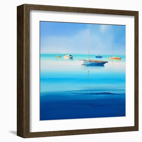 Blue Couta-Craig Trewin Penny-Framed Art Print