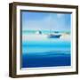 Blue Couta-Craig Trewin Penny-Framed Art Print