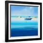 Blue Couta-Craig Trewin Penny-Framed Art Print