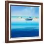 Blue Couta-Craig Trewin Penny-Framed Art Print