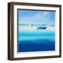 Blue Couta-Craig Trewin Penny-Framed Art Print