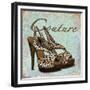 Blue Couture Shoes-Todd Williams-Framed Premium Giclee Print