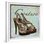 Blue Couture Shoes-Todd Williams-Framed Premium Giclee Print