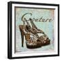 Blue Couture Shoes-Todd Williams-Framed Art Print