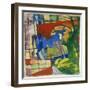 Blue Cow, 1914-Franz Marc-Framed Giclee Print