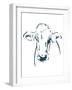 Blue Cow-OnRei-Framed Art Print