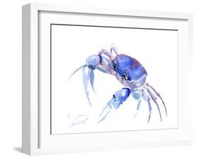 Blue Crab 2-Suren Nersisyan-Framed Art Print