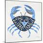 Blue-Crab-Artprint-Cat Coquillette-Mounted Giclee Print