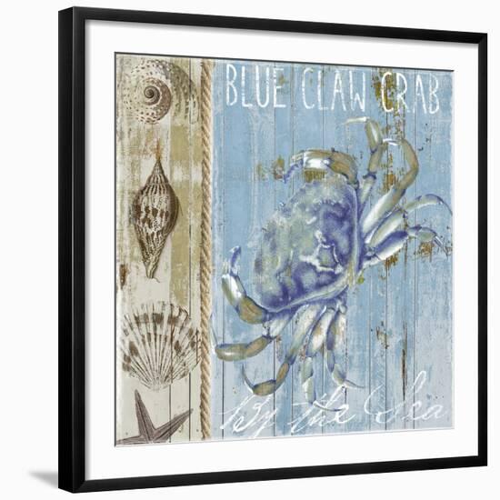 Blue Crab I-Color Bakery-Framed Giclee Print