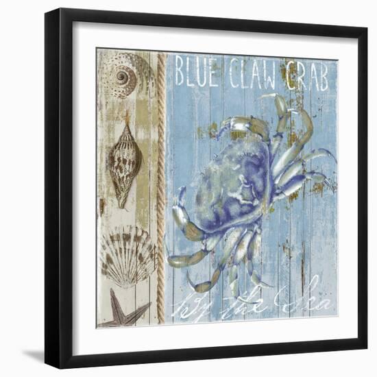 Blue Crab I-Color Bakery-Framed Giclee Print
