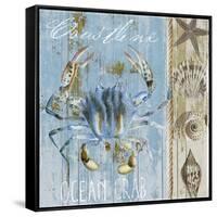 Blue Crab II-Color Bakery-Framed Stretched Canvas
