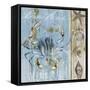 Blue Crab II-Color Bakery-Framed Stretched Canvas