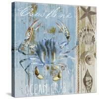 Blue Crab II-Color Bakery-Stretched Canvas