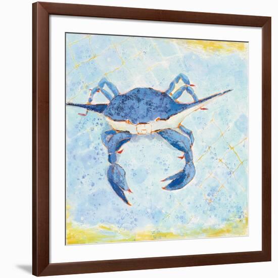 Blue Crab VI-Phyllis Adams-Framed Art Print