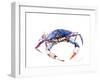 Blue Crab-Suren Nersisyan-Framed Art Print