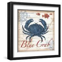 Blue Crab-Todd Williams-Framed Art Print
