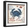 Blue Crab-Todd Williams-Framed Art Print