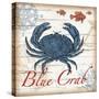 Blue Crab-Todd Williams-Stretched Canvas