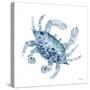 Blue Crab-Patti Bishop-Stretched Canvas