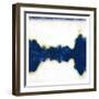 Blue Crack In Time-Milli Villa-Framed Art Print