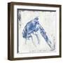 Blue Crayfish I-Jacob Q-Framed Art Print
