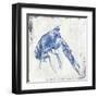 Blue Crayfish I-Jacob Q-Framed Art Print