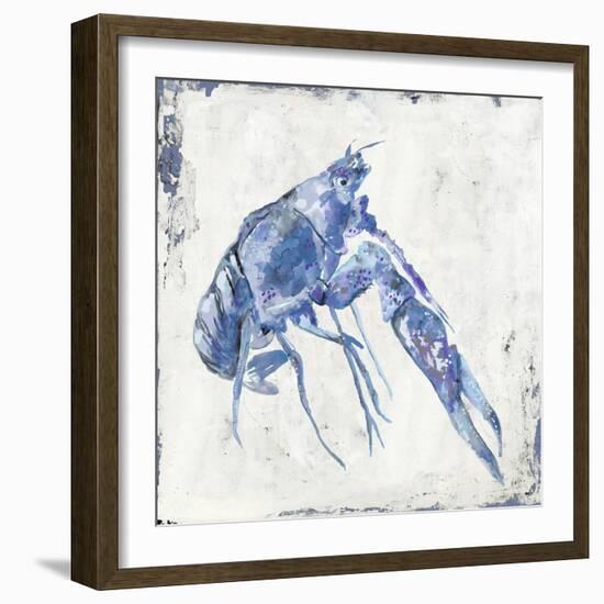 Blue Crayfish I-Jacob Q-Framed Art Print