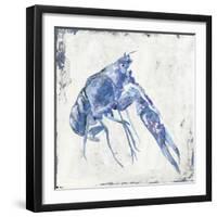 Blue Crayfish I-Jacob Q-Framed Art Print