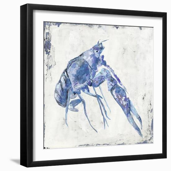 Blue Crayfish I-Jacob Q-Framed Art Print