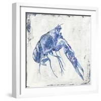 Blue Crayfish I-Jacob Q-Framed Art Print