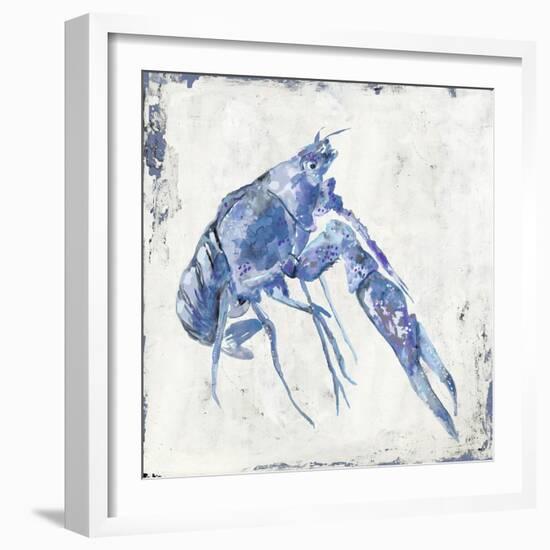 Blue Crayfish I-Jacob Q-Framed Art Print